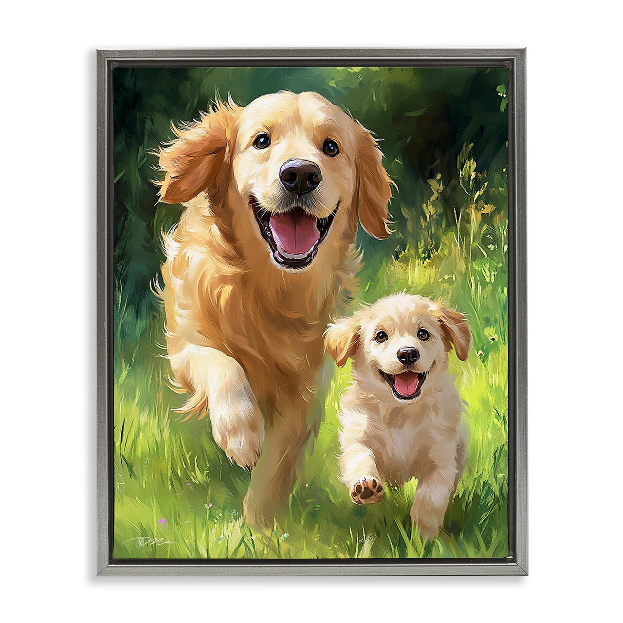 Stupell Industries Father & Son Labrador Floating Frame, design by Momart
